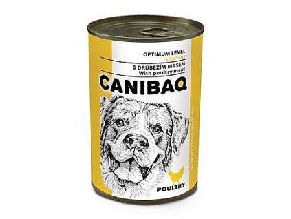 Konzerva pro psy Canibaq drůbeží 415 g