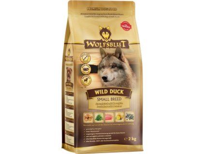 Granule pro psy Wolfsblut Dog Small Breed Wild Duck 2 kg