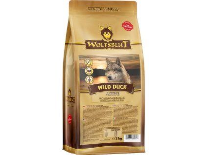 Granule pro psy Wolfsblut Dog Active Wild Duck 2 kg