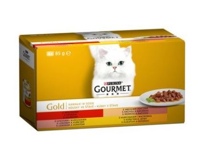 Gourmet gold pro kočky 4x85g