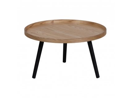 Béžovo-černý konferenční stolek WOOOD Mesa, o 60 cm