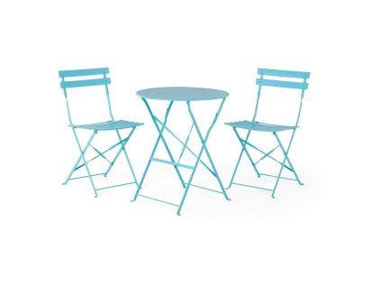 Set modrého zahradního nábytku Le Bonom Retro