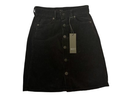Dámská manšestrová sukně WHY 7, černá  Nové