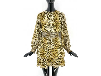 Dámské šaty s leopardím vzorem Gina Tricot
