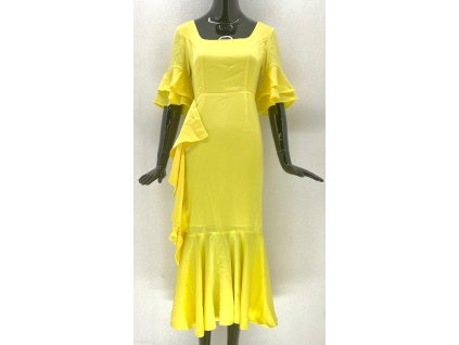 Dámské společenské šaty TERIA YABAR - žlutá