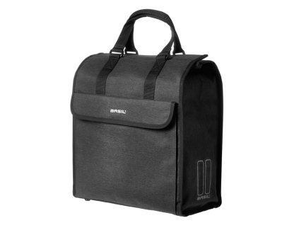 Sakwa rowerowa pojedyncza BASIL MIRA 17L Hook On System wodoodporna czarna BAS 17636 59446