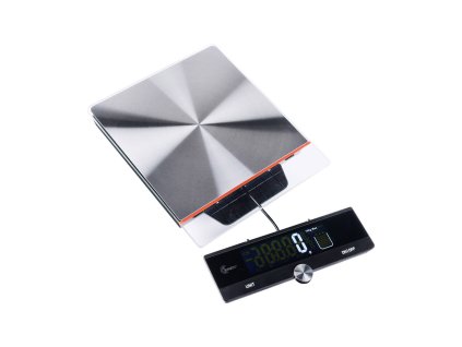 MINGLE ME315 Digitale Kuechenwaage Waegebereich max. 10 kg Edelstahl Schwarz