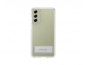 Samsung Clear Stand Kryt pro Galaxy S21 FE Transparent  Rozbaleno