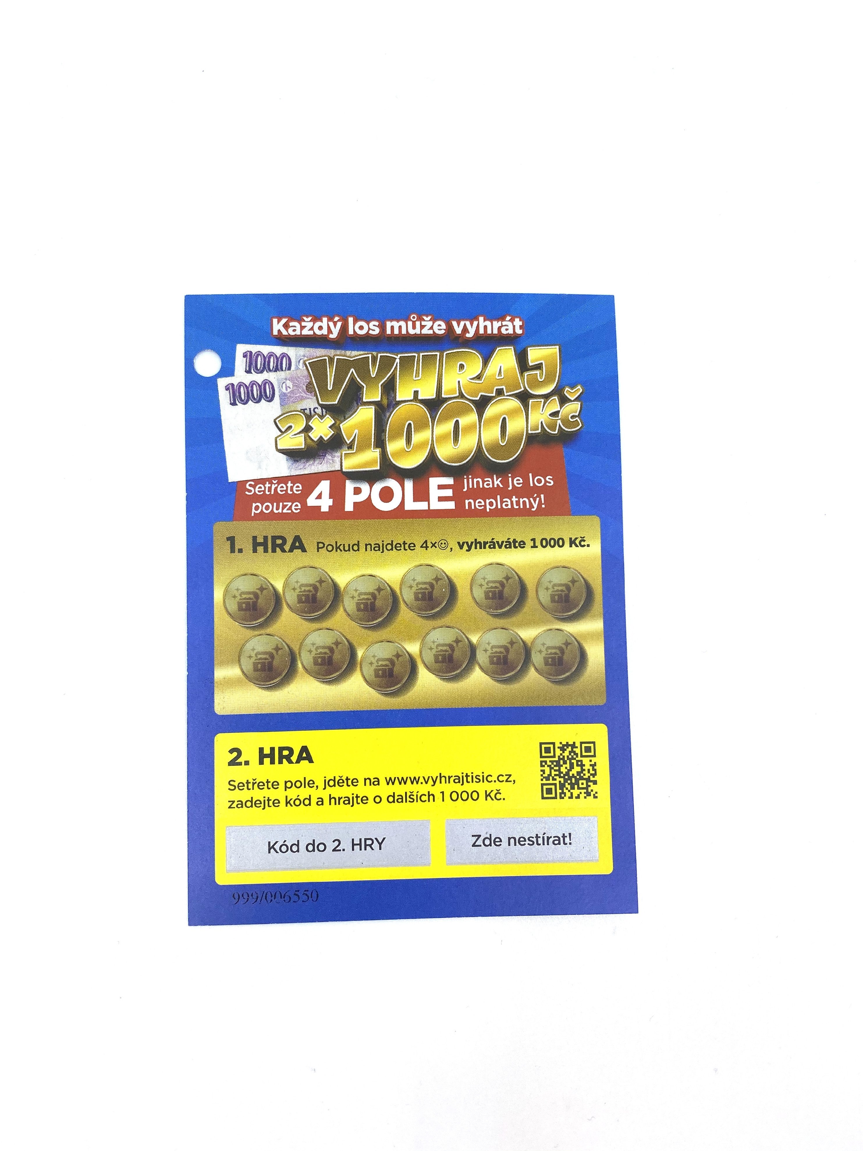 Vyhraj 2x 1000 Kč