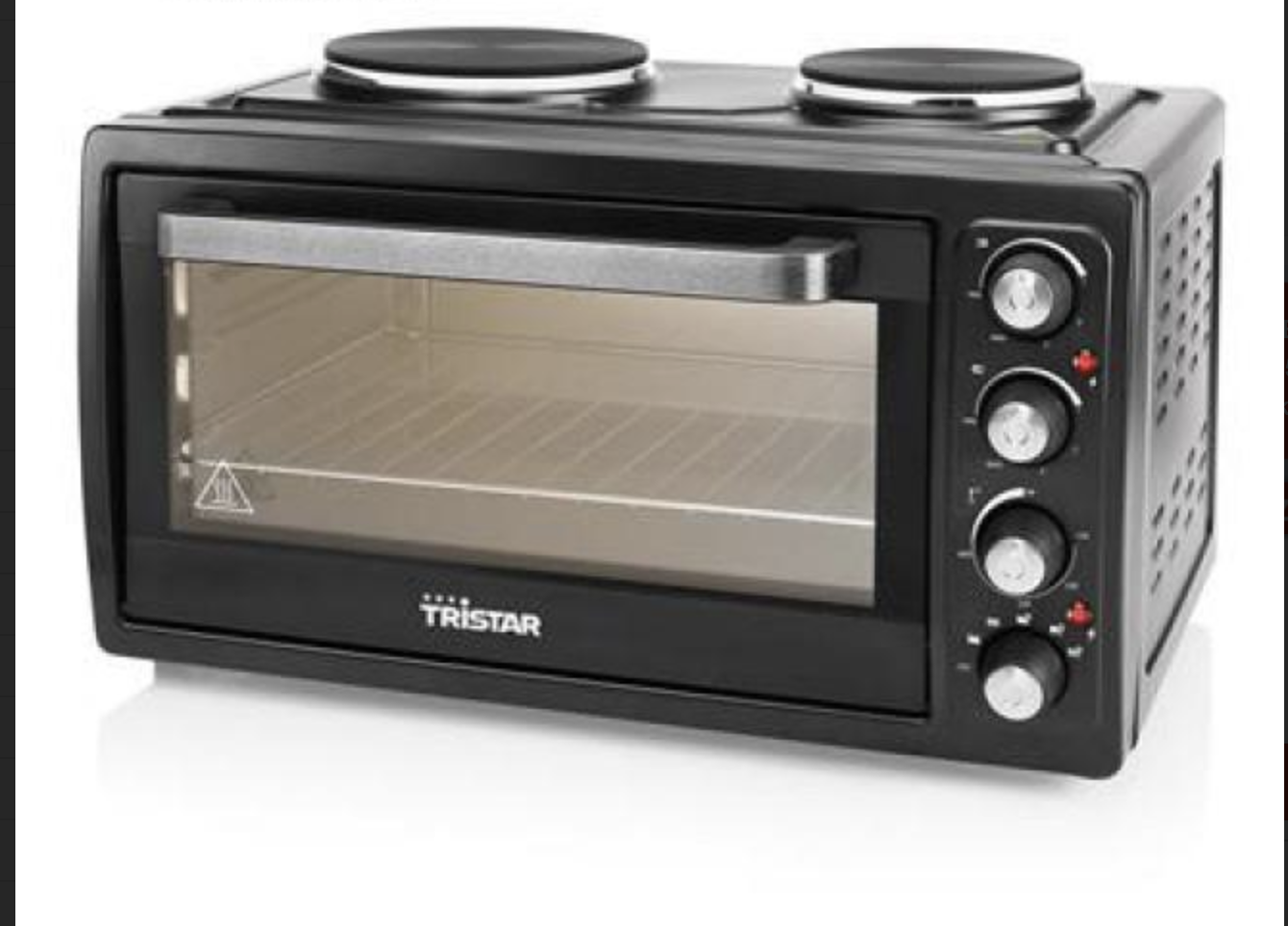 Mini trouba s 2 plotýnkami Tristar OV-1443