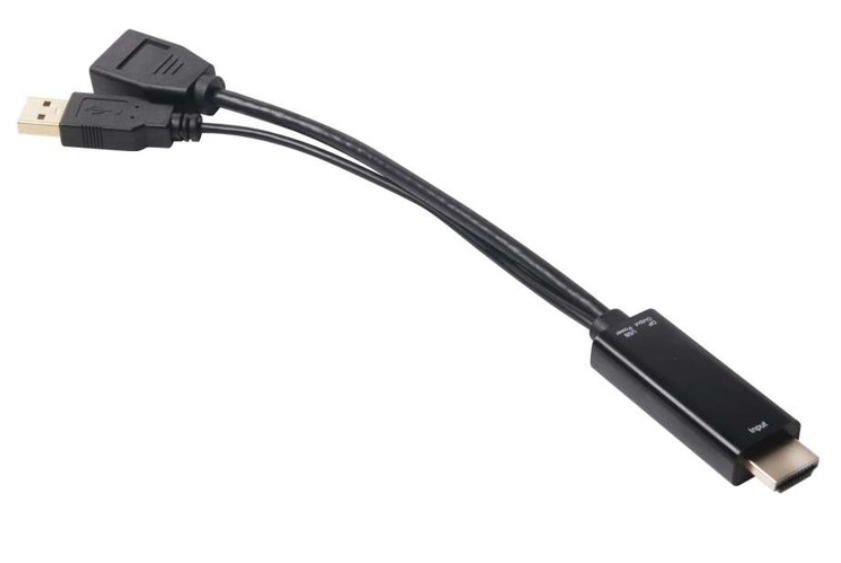 obrázek produktu Club3D adaptér HDMI 1.4 na DisplayPort 1.1 (M/F), USB napájení, 18cm