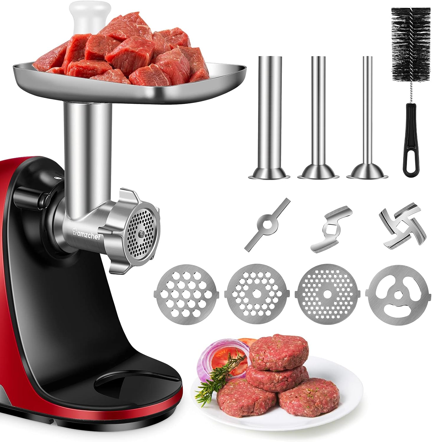 AMZCHEF Kovový nástavec na mlýnek pro stojanové mixéry KitchenAid