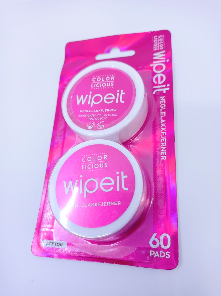 Produkt Color Licious wipeit- Odlakovací polštářky 2x30ks