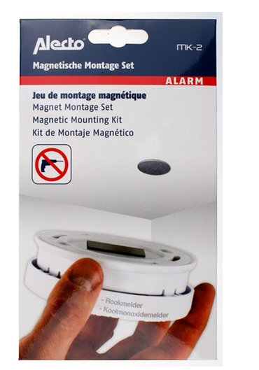 Alecto MK-2 - Magnetická montážní sada pro detektory kouře