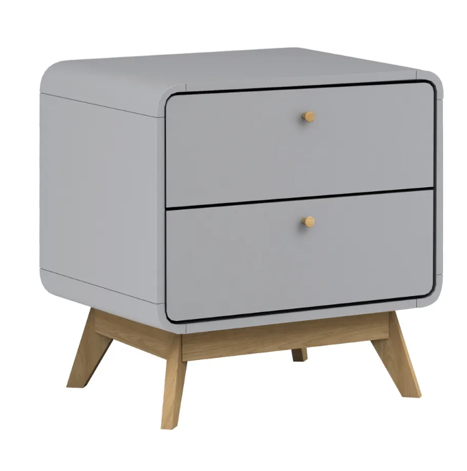 Šedý noční stolek Cassie - Støraa
