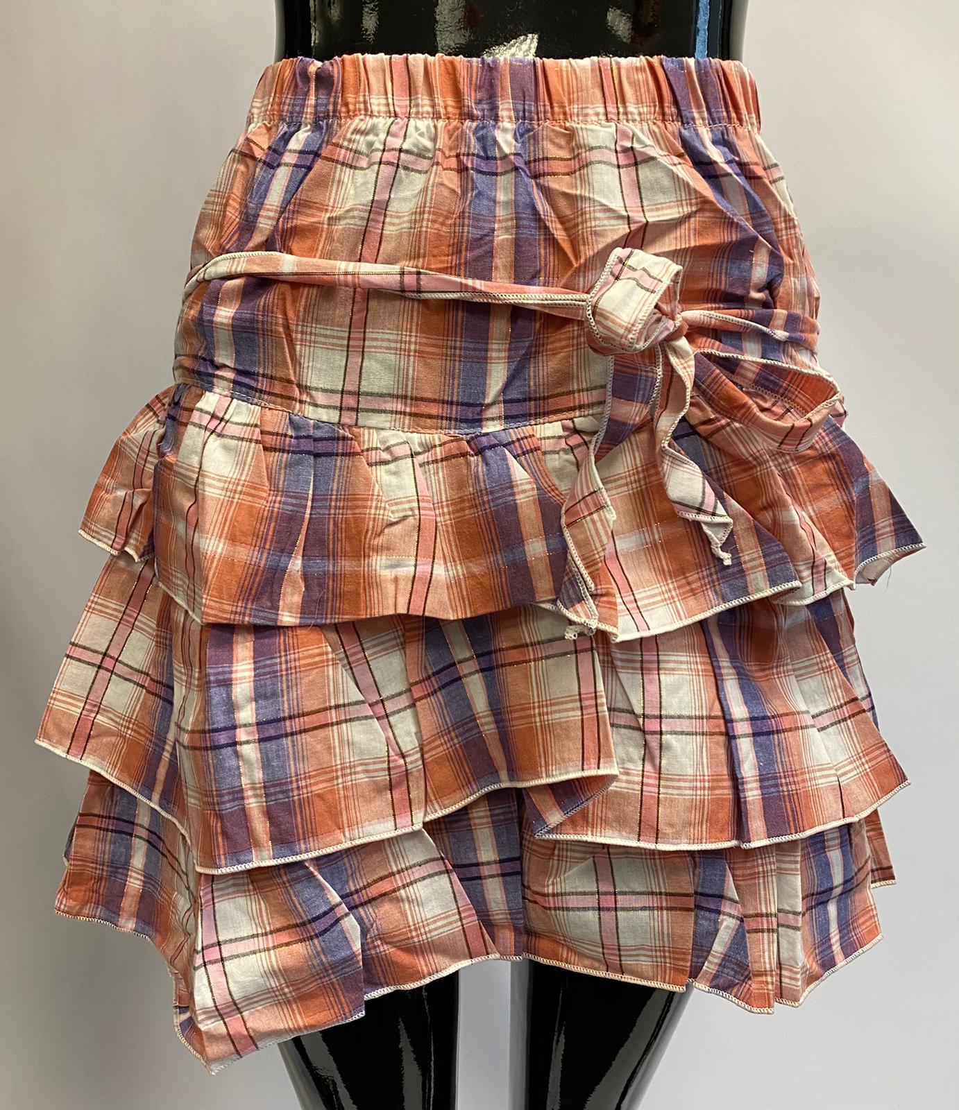 Dívčí sukně oranžová *Velikosti textil: 110-116