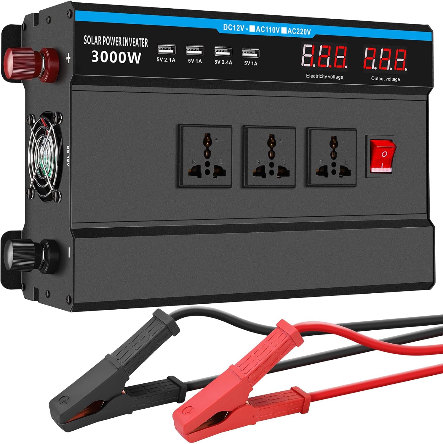 Seamuing 3000W invertor DC 12V na AC 240V
