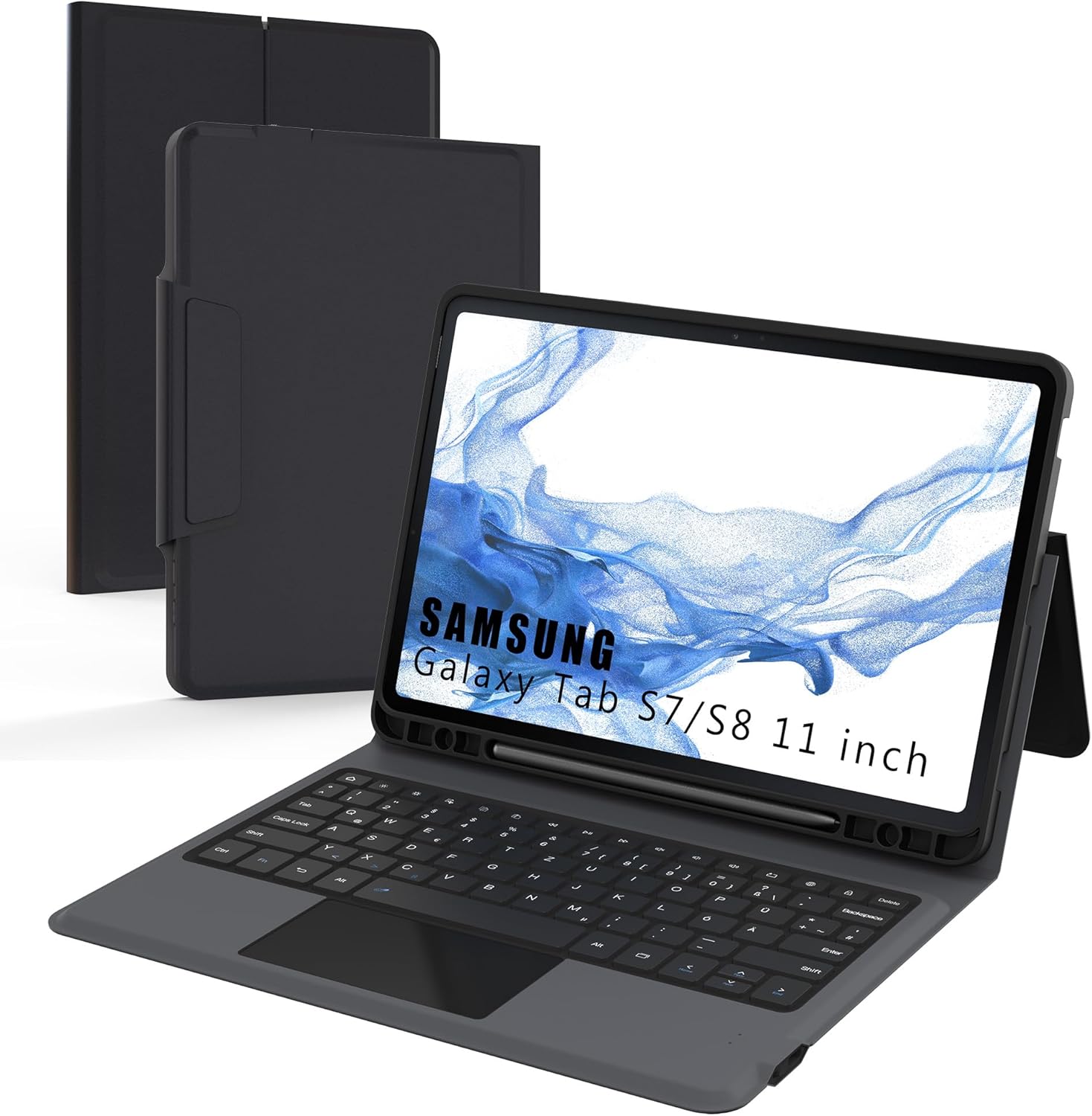 Obal s klávesnicí pro Samsung Galaxy Tab S8 2022/S7 2020