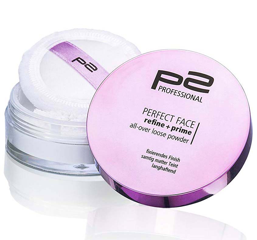 p2 Cosmetics / Perfect Face refine + prime all-over loose powder / pudr na obličej