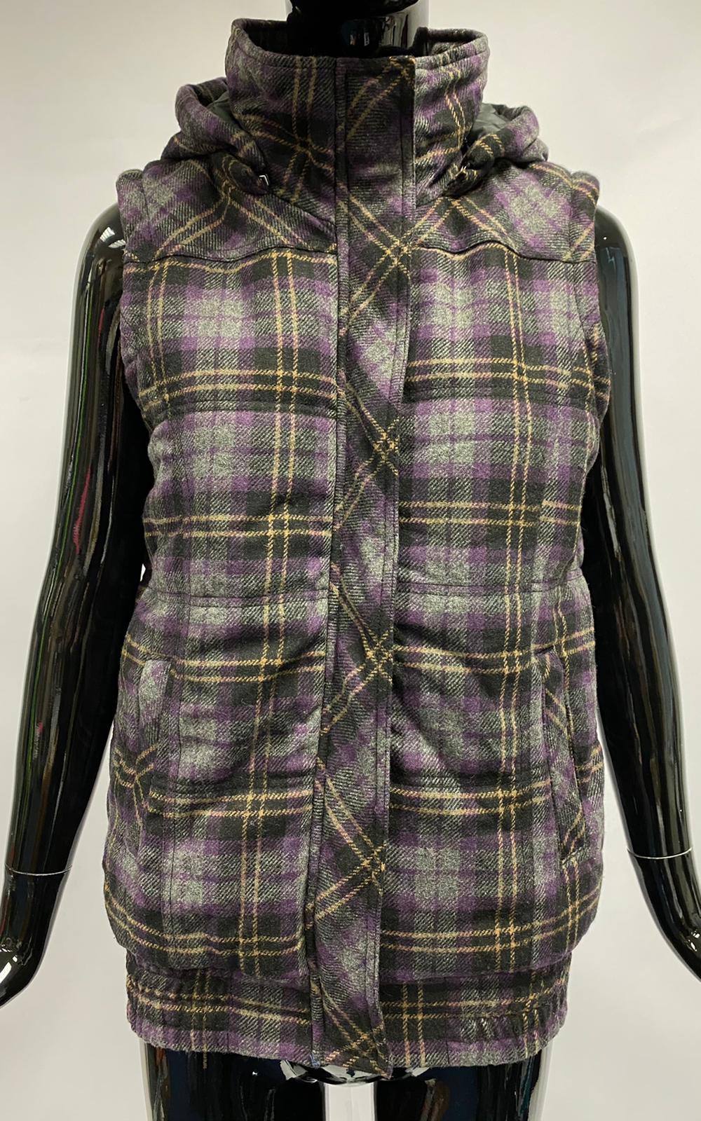 Dámská vesta s kapucí USHA, fialová *Velikosti textil: 36