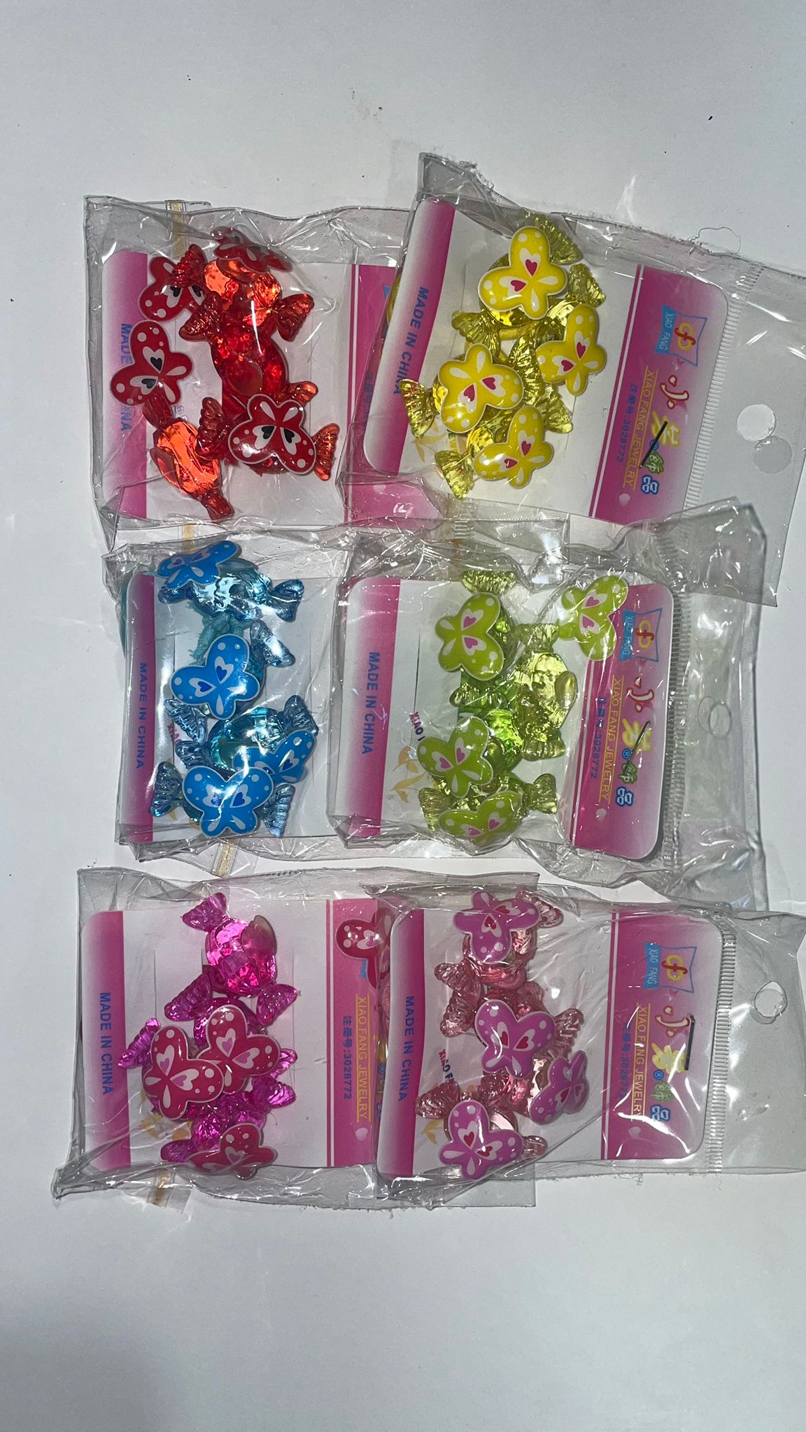 Dětské gumičky do vlasů Varianta: Motiv motýl