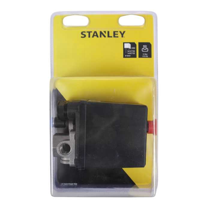 Stanley – jednofázový tlakový spínač – 230V/12Bar 81207