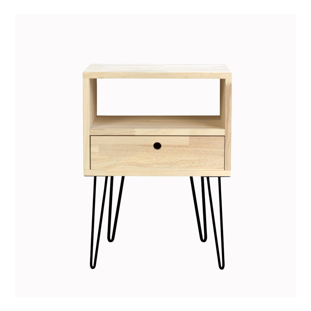 Noční stolek s černými nohami Really Nice Things