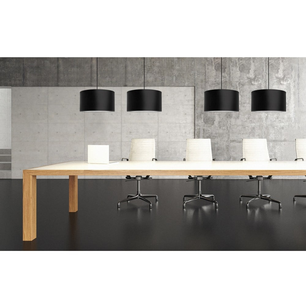 Černé dvojité závěsné svítidlo Sotto Luce Mika