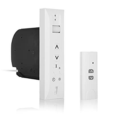 Smartwares 10.037.29 SH5-RBU-A Smarthome Shutter / Screen Motor s dálkovým ovládáním a světelným senzorem, bílý