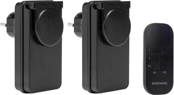 Sada venkovních bezdrátových zásuvek Smartwares SH4-99650 1000W - Zástrčka typu F