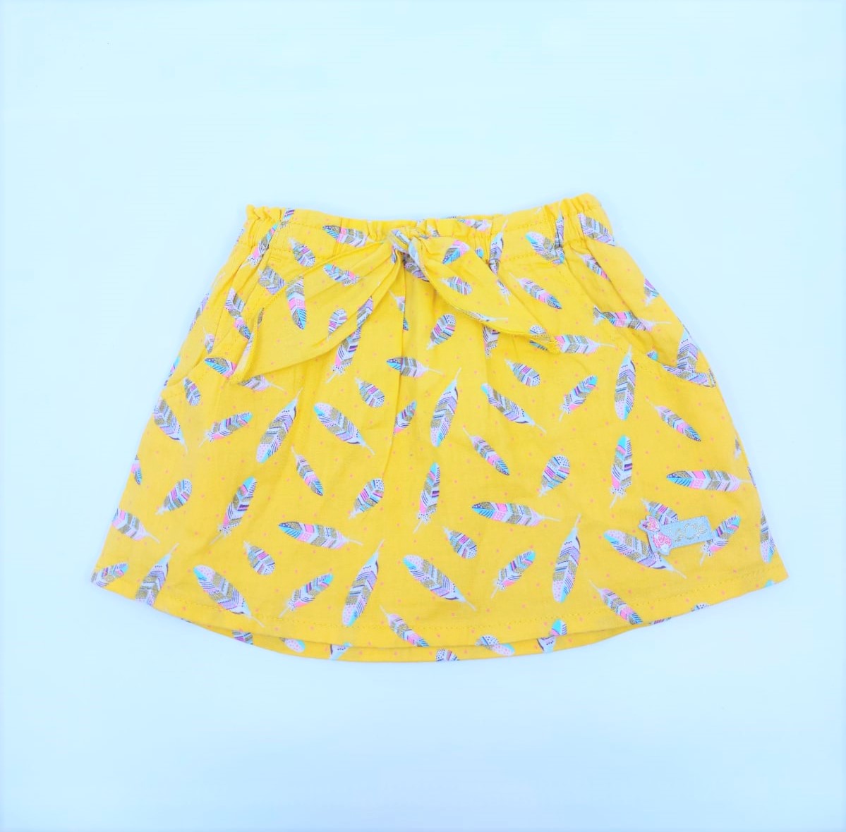 Dívčí sukně žlutá s peříčky Petits *Velikosti textil: 6M