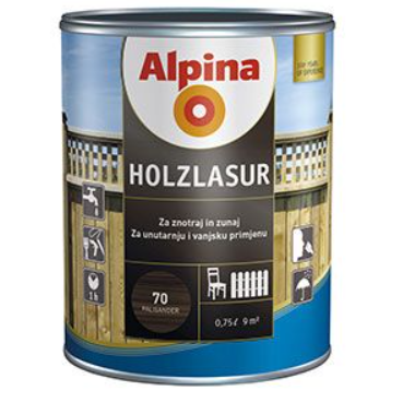 Alpina Holzlasur SOE 10 Larche- modřín 2,5L