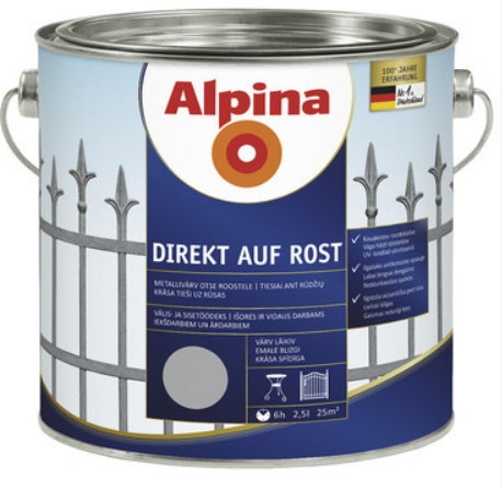 Alpina Direkt A Rost lesk RAL 1021 2,5l žlutá
