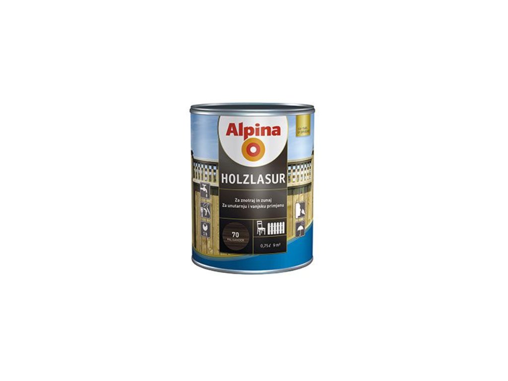 Alpina Holzlasur SOE 20 Eiche-dub, 750ml