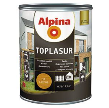 AX Alpina Toplasur SOE 90 Weiss-bílá, 750ml