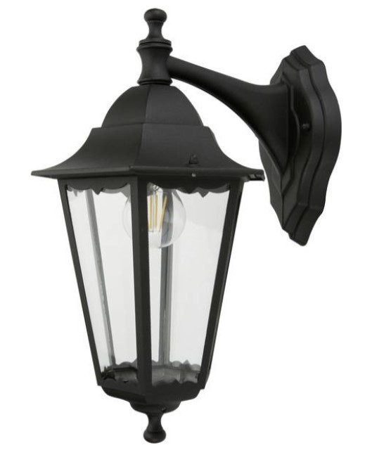 Smartwares 10.009.09 venkovní nástěnné osvětlení, E27, černá