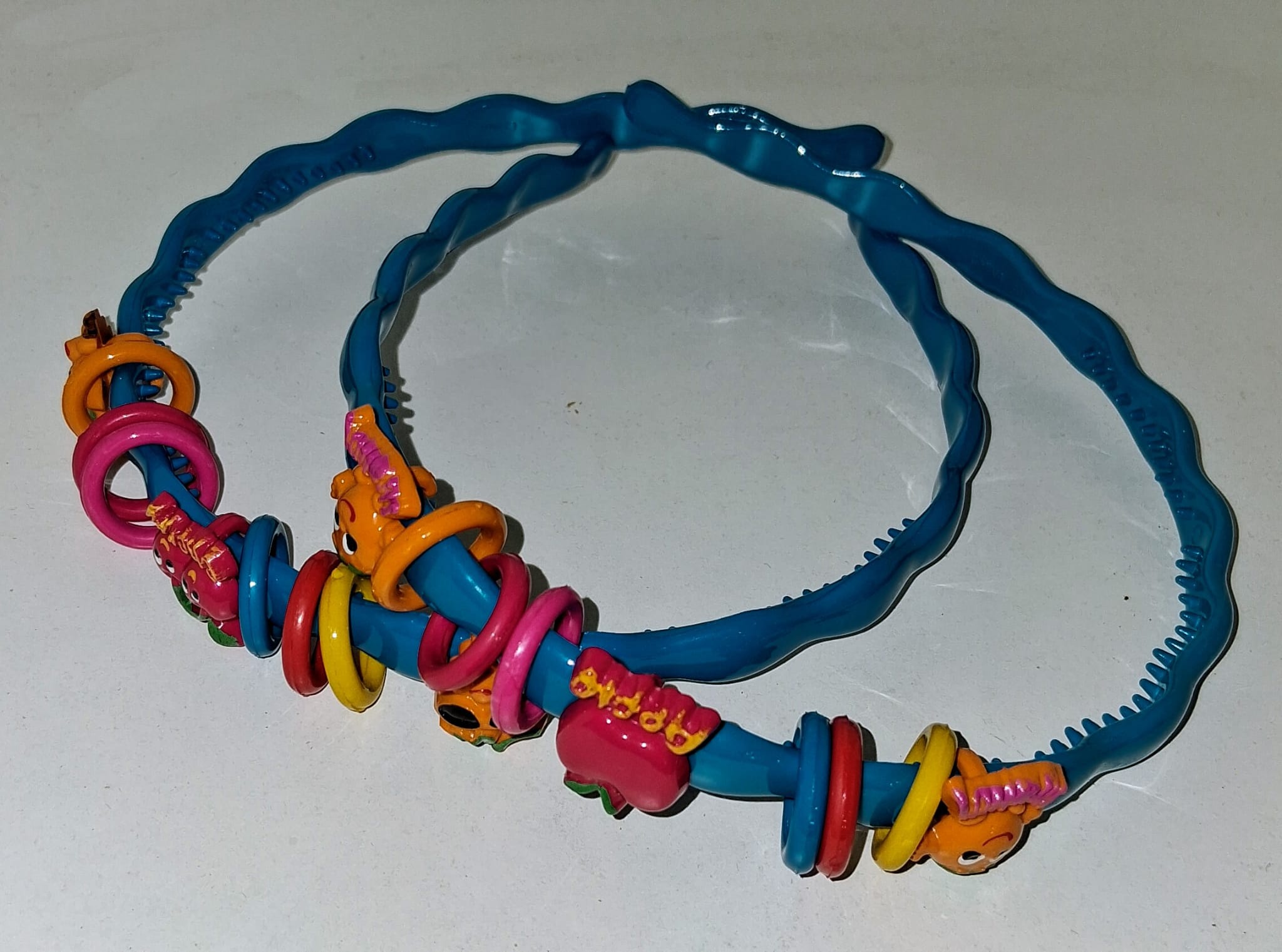 Dívčí čelenka do vlasů - vlnky Varianta: Modrá