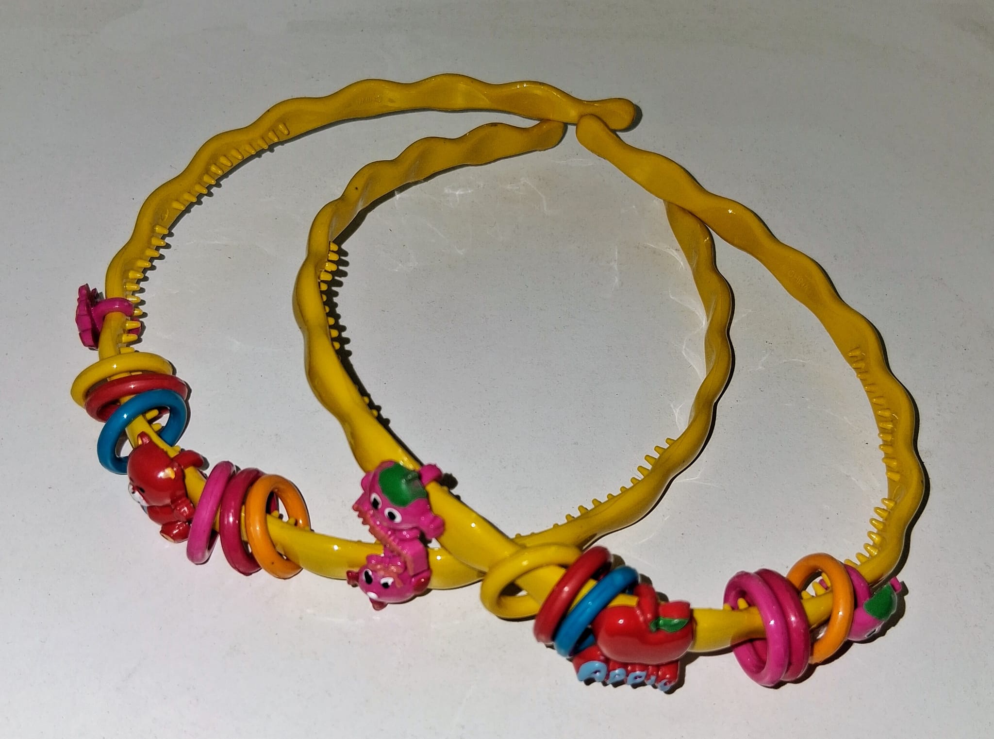 Dívčí čelenka do vlasů - vlnky Varianta: Žlutá