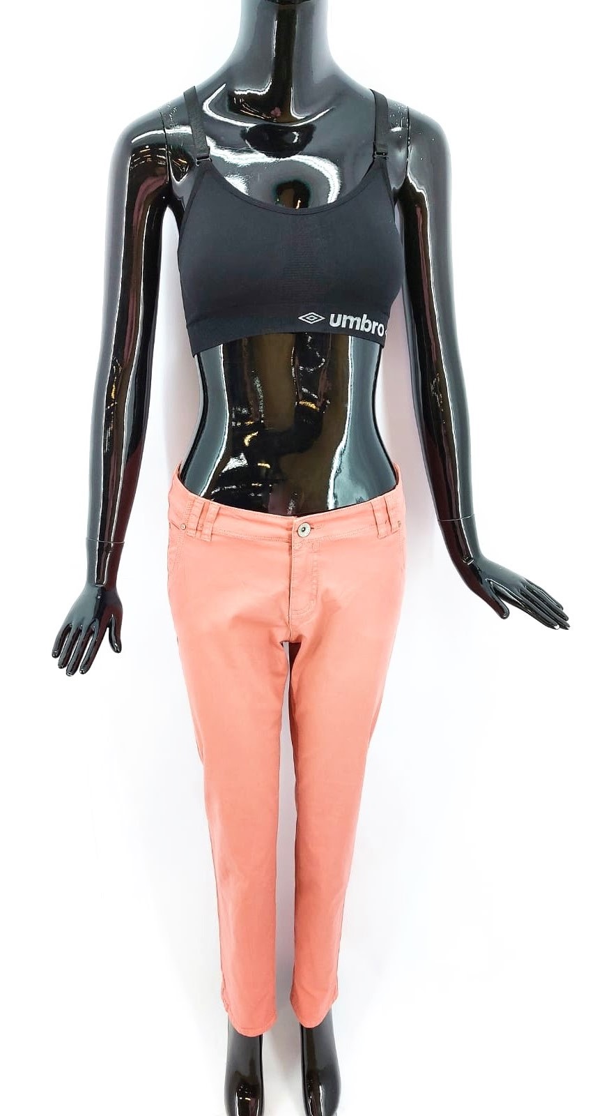 Dámské plátěné kalhoty Charles Vögele, růžové *Velikosti textil: 36