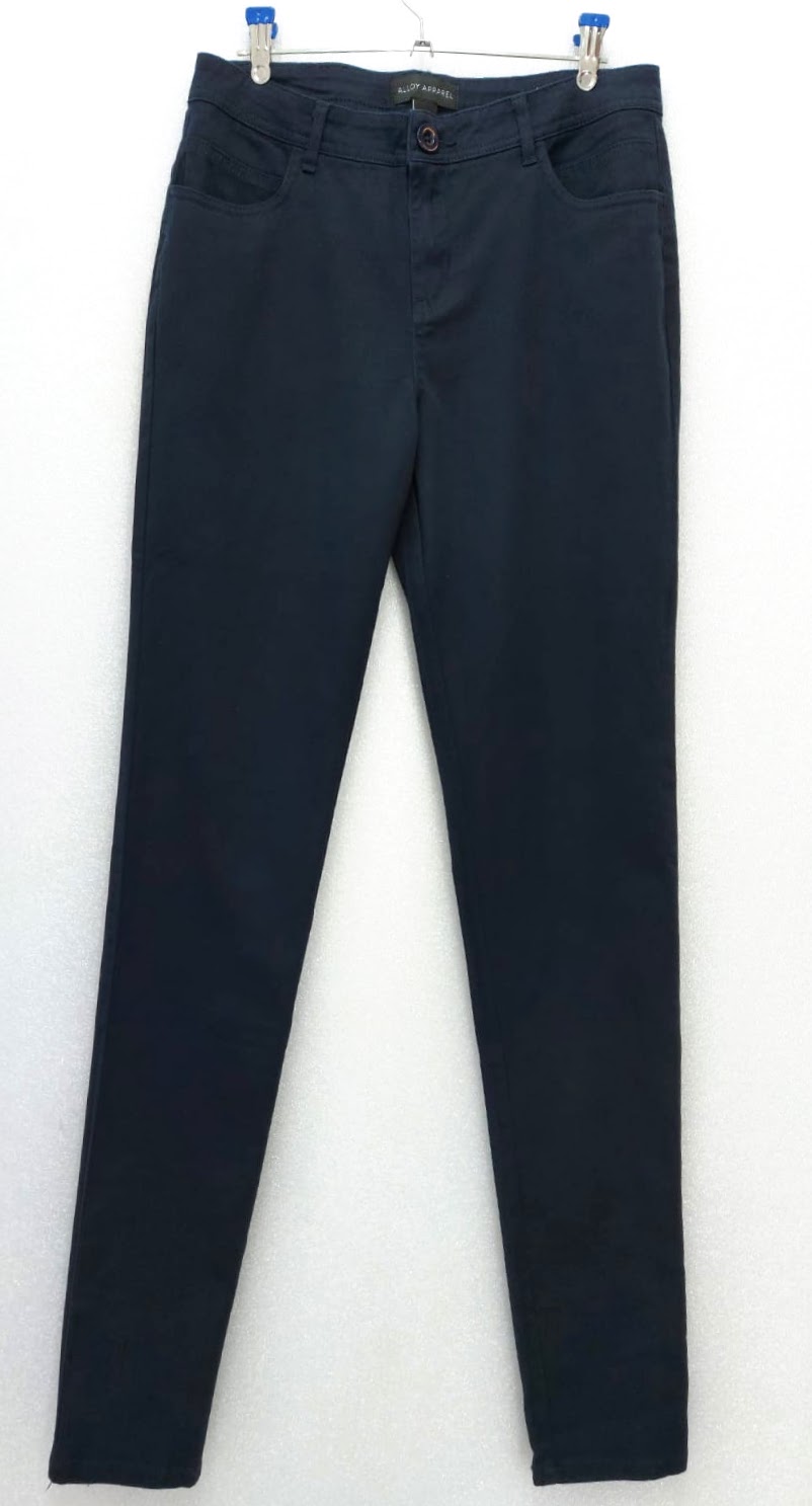 Dámské plátěné kalhoty Alloy Apparel, tmavě modré *Velikosti textil: 13x37