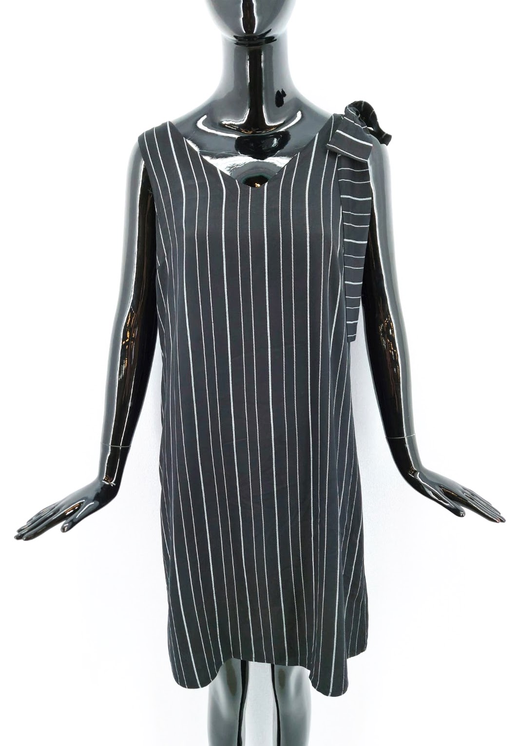 Dámské letní šaty Mimi Mua, černé s proužky *Velikosti textil: M