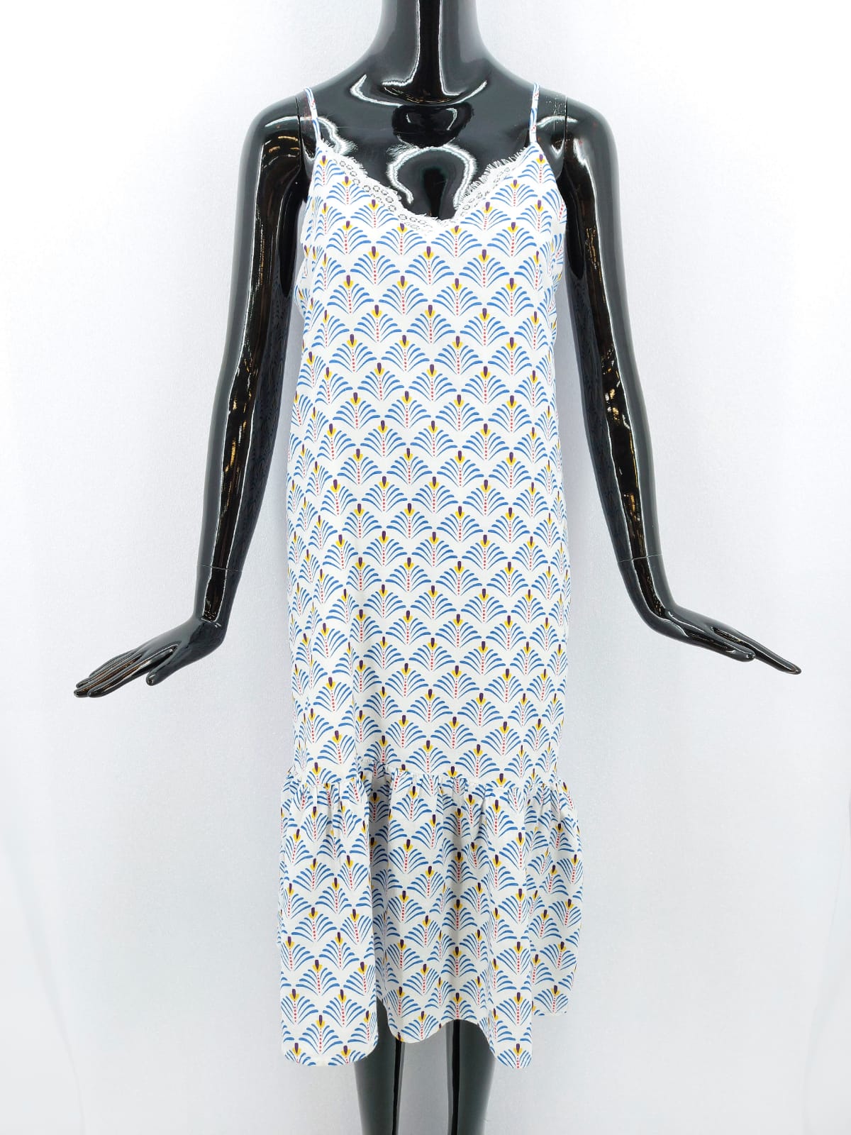 Dámské letní šaty It Hippie, bílo-modré *Velikosti textil: S