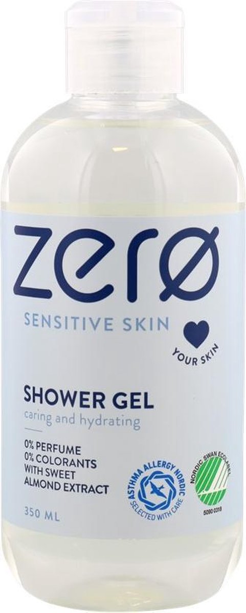 Zero Sensitive Skin-sprchový gel bez parfemace a barviv, 350 ml