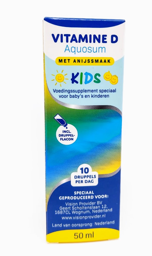 Aquosum, vitamín D pro děti - kapky, 50ml
