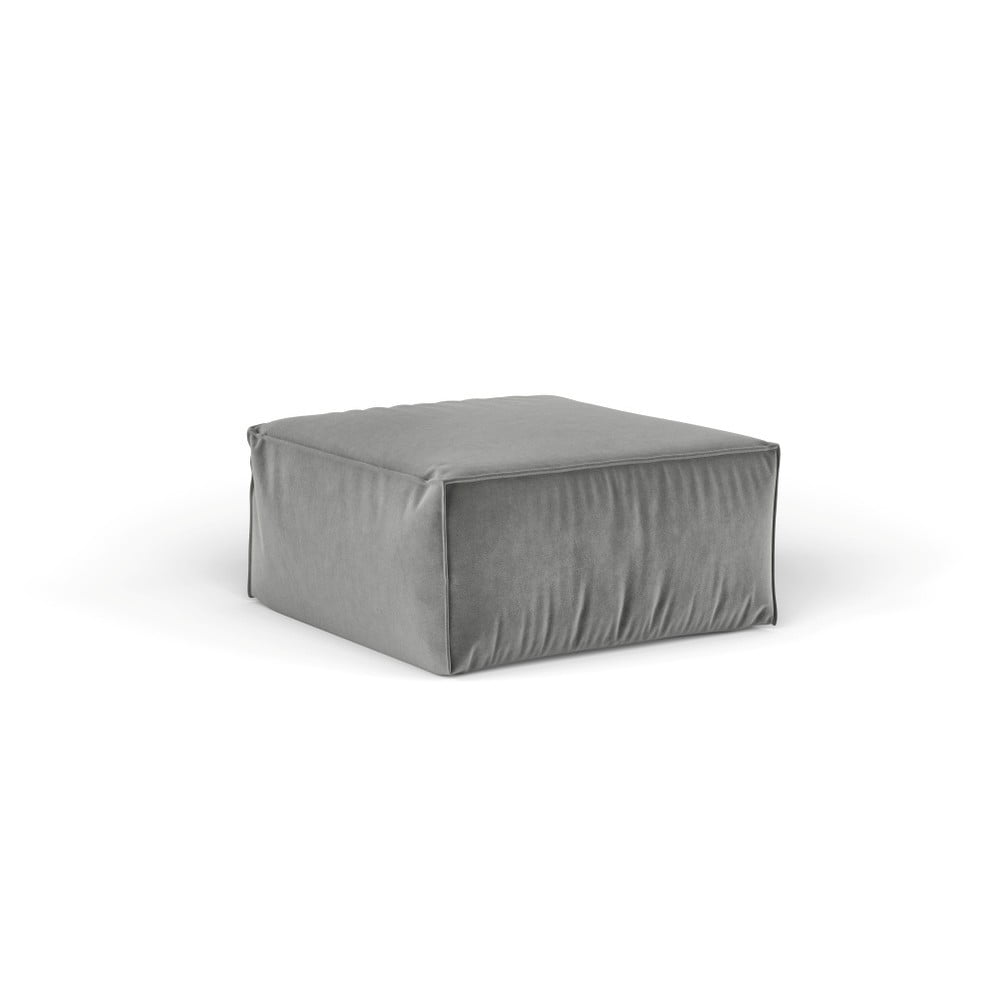 Světle šedý puf Cosmopolitan Design Florida, 65 x 65 cm