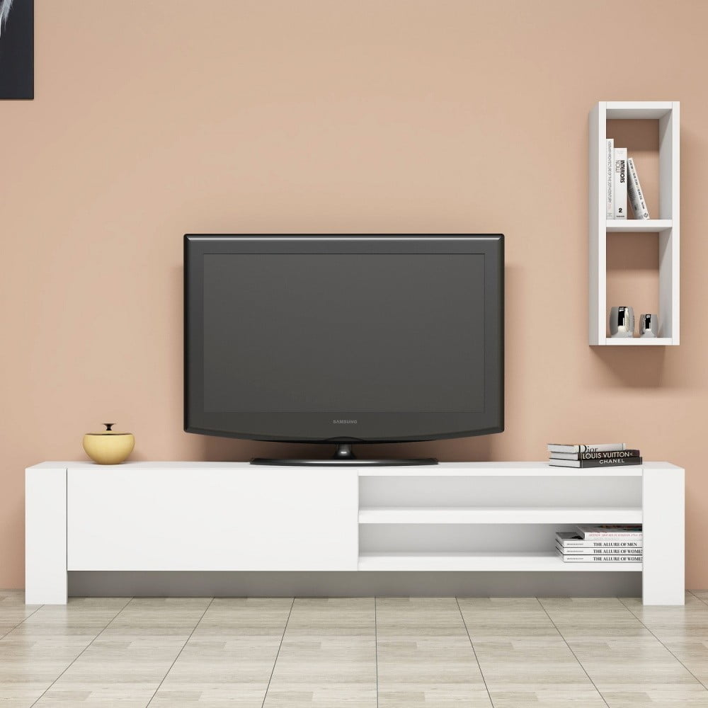 Puqa Design Bílý TV stolek Naz