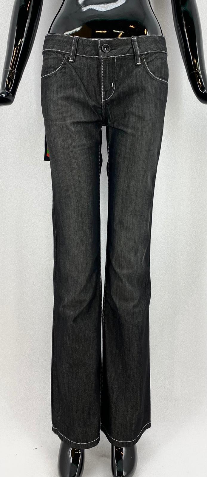 Dámské módní džíny Vigoss 901, černé *Velikosti textil: W27-L32