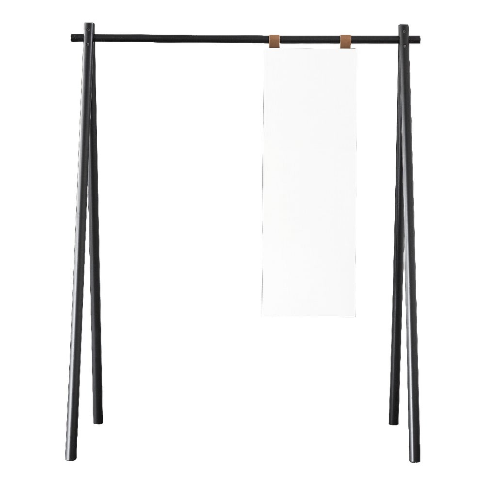 Černý věšák z borovicového dřeva Karup Design Hongi Black - rozbaleno