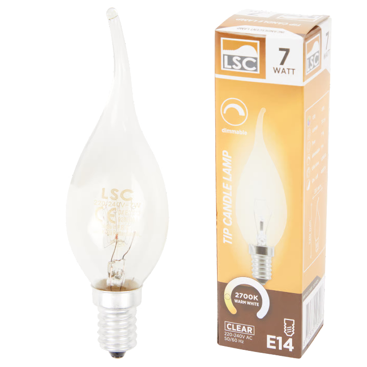 Žárovka LSC E14 teplá bílá 6W stmívatelná