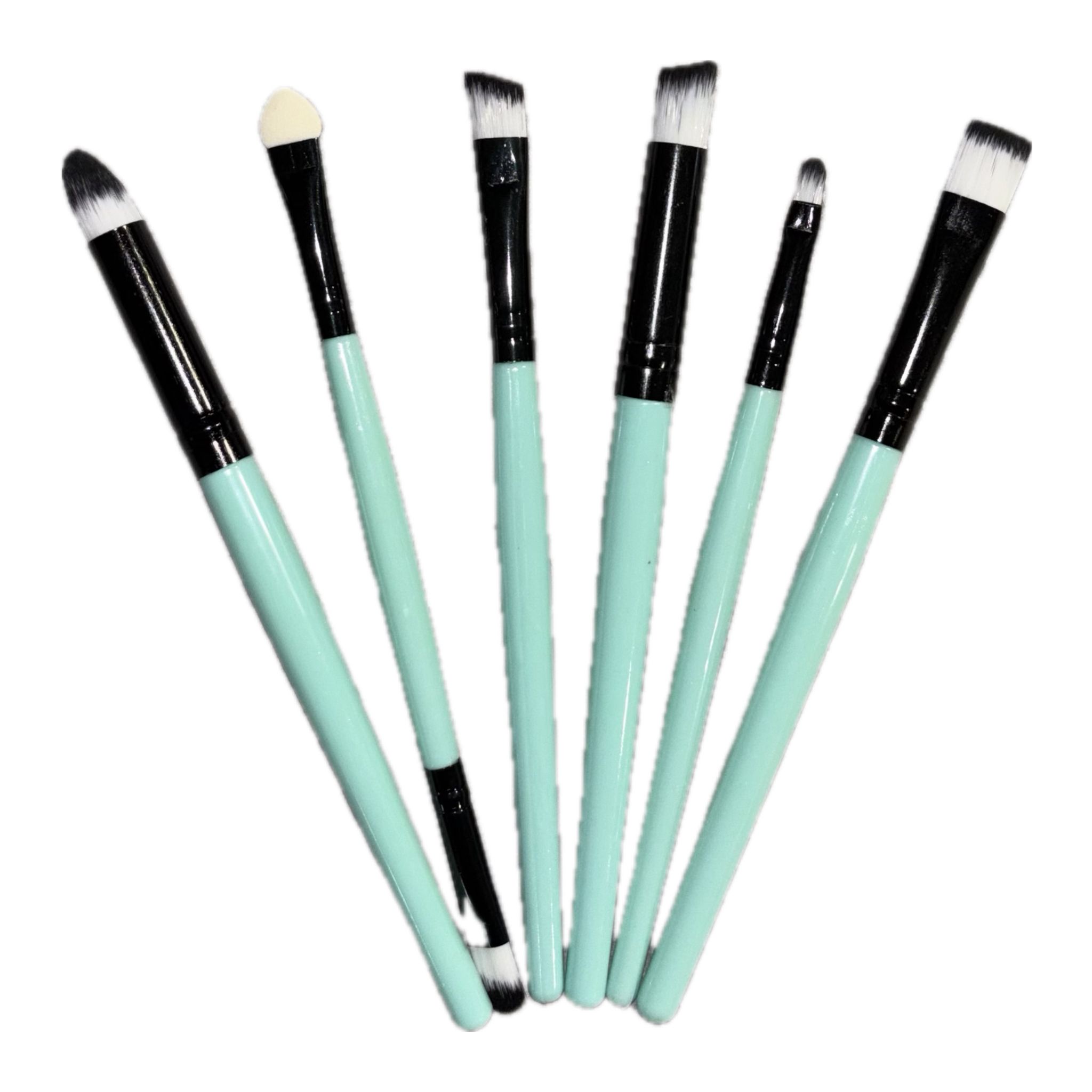 Sada štětců na oční stíny 6ks Varianta: Modrá